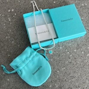 Brand new Tiffany’s beaded necklace in silver